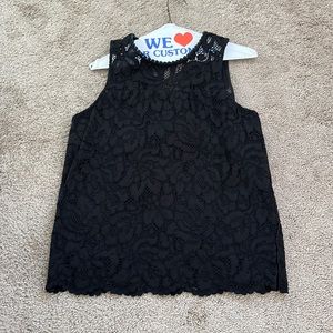 Black lace top